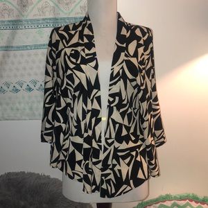 Black & white cardigan